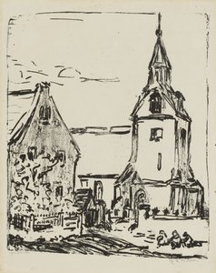 Church in Goppeln by Ernst Ludwig Kirchner
